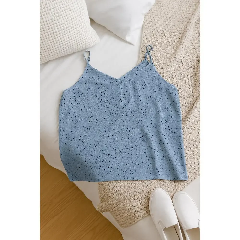 Breezy Blue Splatter Top